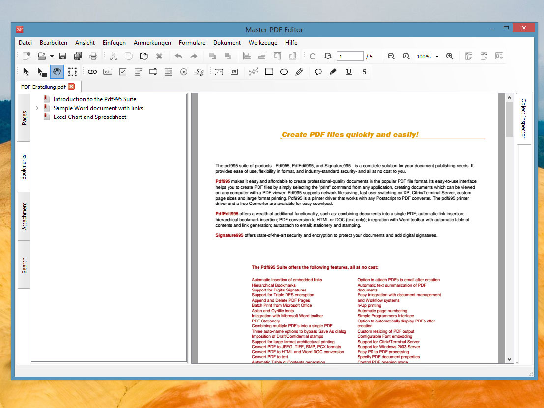 free Master PDF Editor 5.9.50
