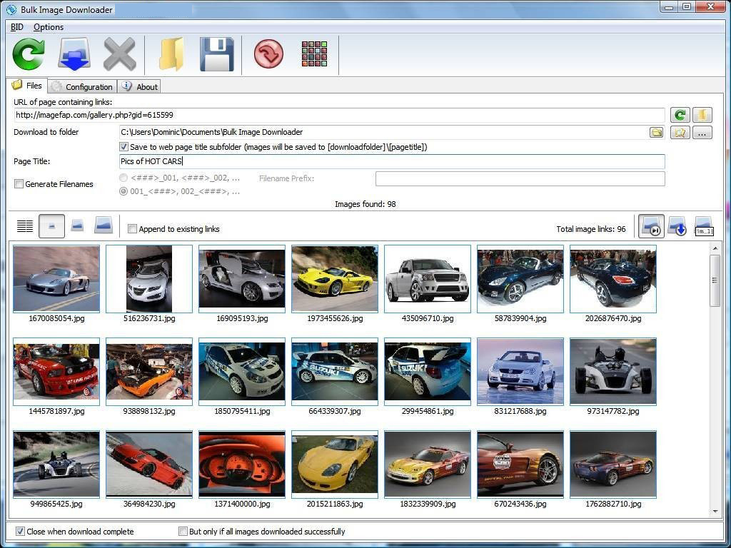 Bulk Image Downloader 6.27 for windows download