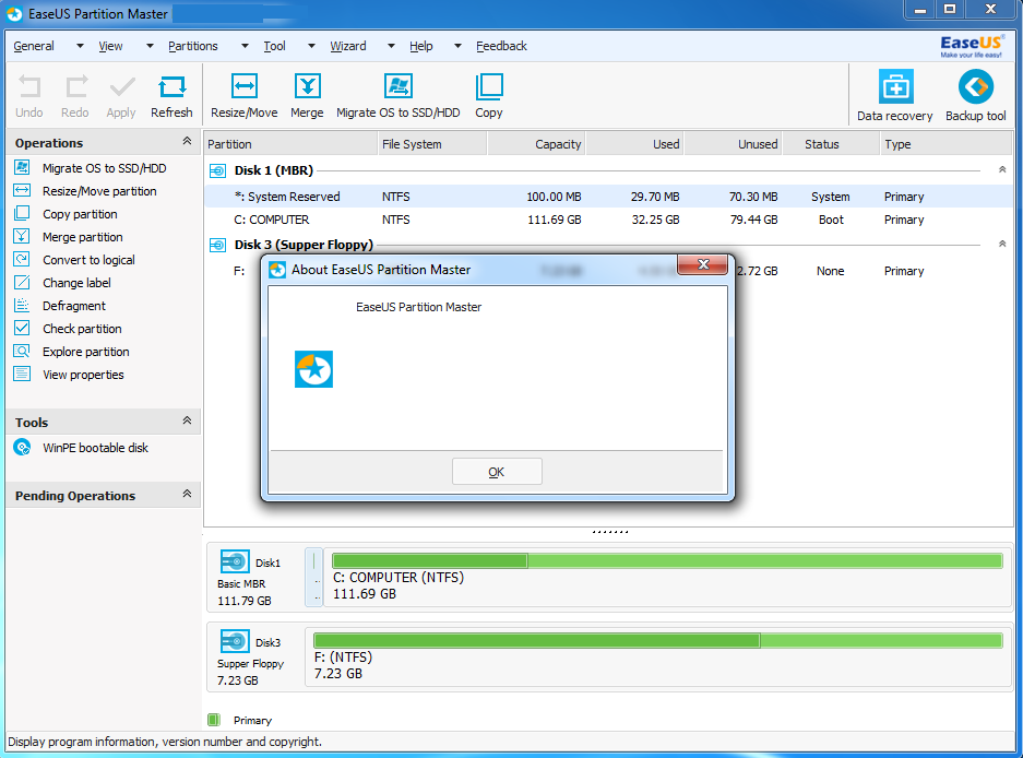 EASEUS Partition Master 17.9 for mac instal