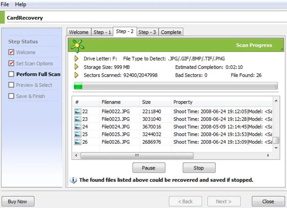 cf card recovery software free download