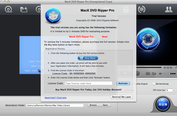 macx dvd ripper pro high cpu usage