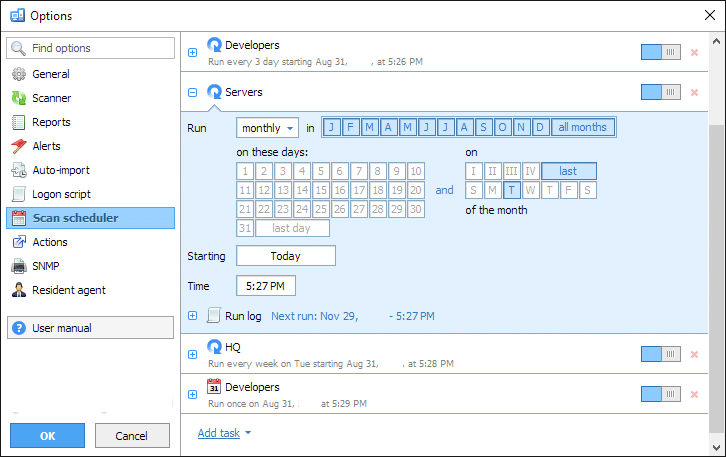 total network inventory key