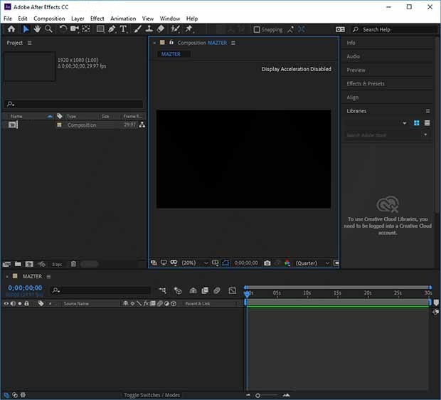 adobe after effects cc 17 download